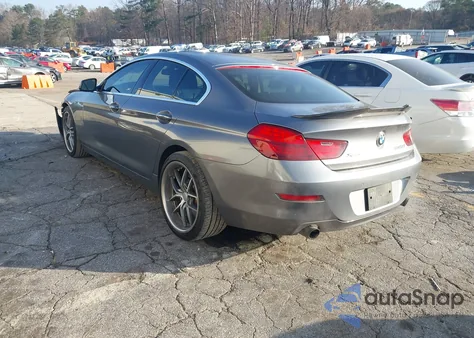 2015 BMW 640I Gran Coupe xDrive z USA, uszkodzony, nr VIN WBA6B8C58FD453579